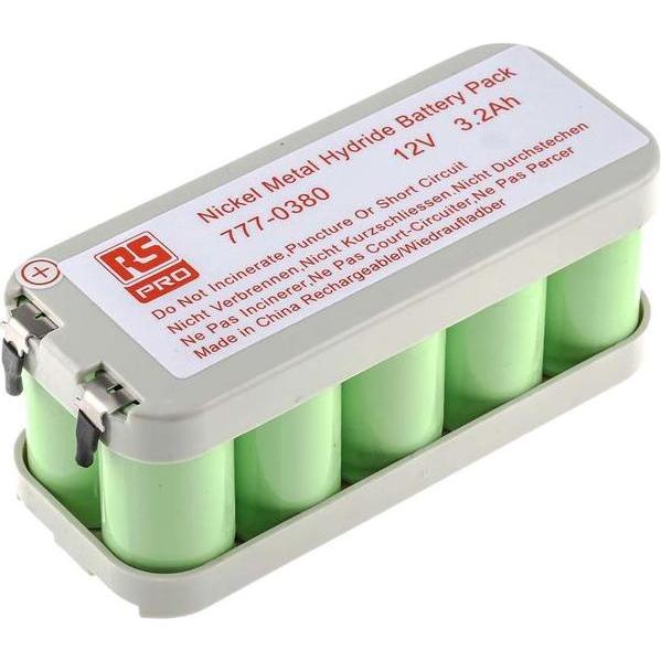 Rs Pro NiMH Cs x 10 3200mAh 12V Pack (10 Stk., CS, 3200 mAh), Batterien + Akkus