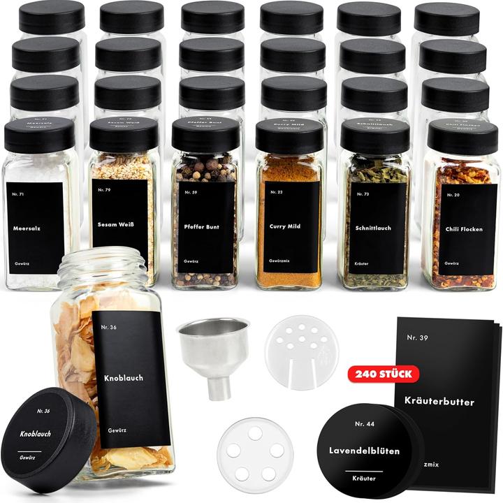 Immagine prodotto Edelhaus Barattoli di spezie (0.12 l)