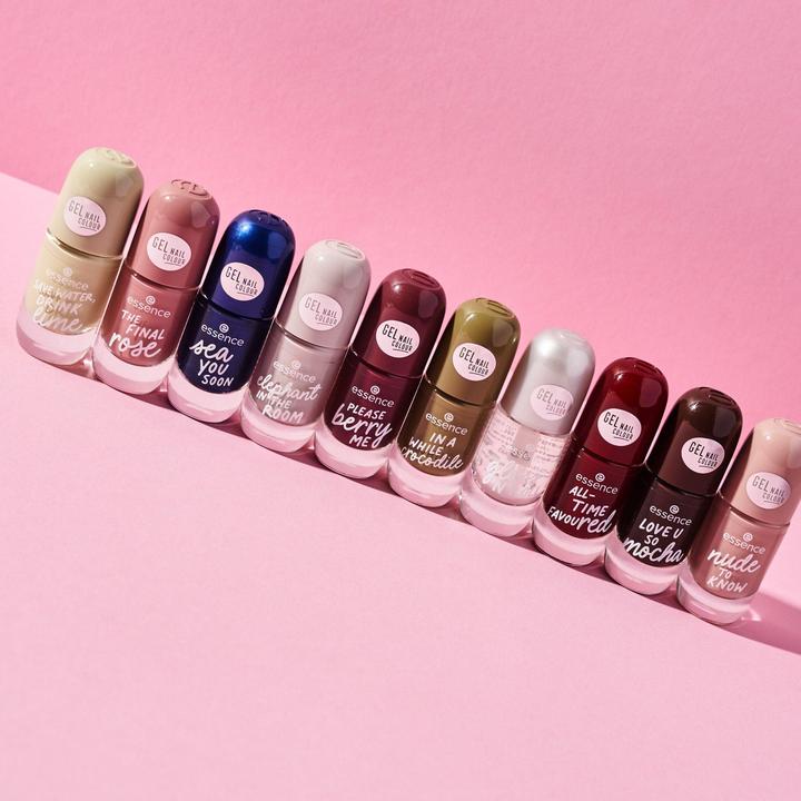 Produktbild essence gel nail colour (01 gloss 'N ROLL, Gel-Effekt Nagellack)