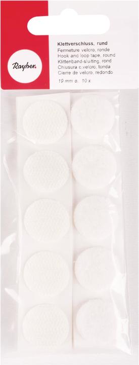 Produktbild Rayher Klettverschluss, rund, 10 Stück (19 mm)