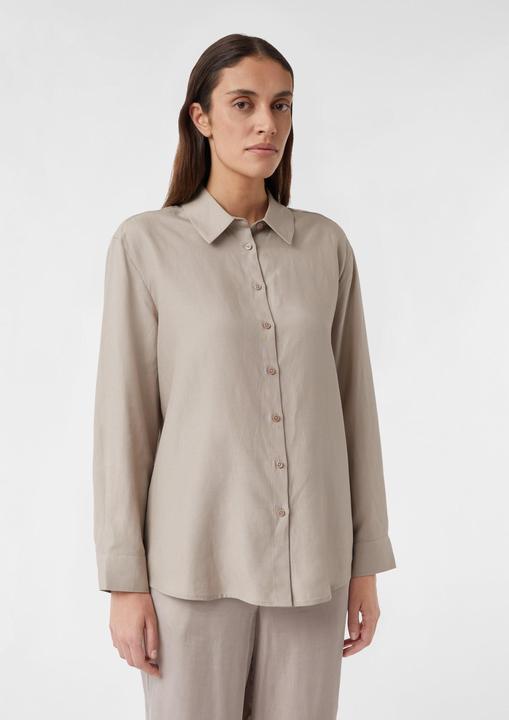 Immagine prodotto Comma Bluse Hemdbluse aus Leinenmix im Relaxed Fit (48)