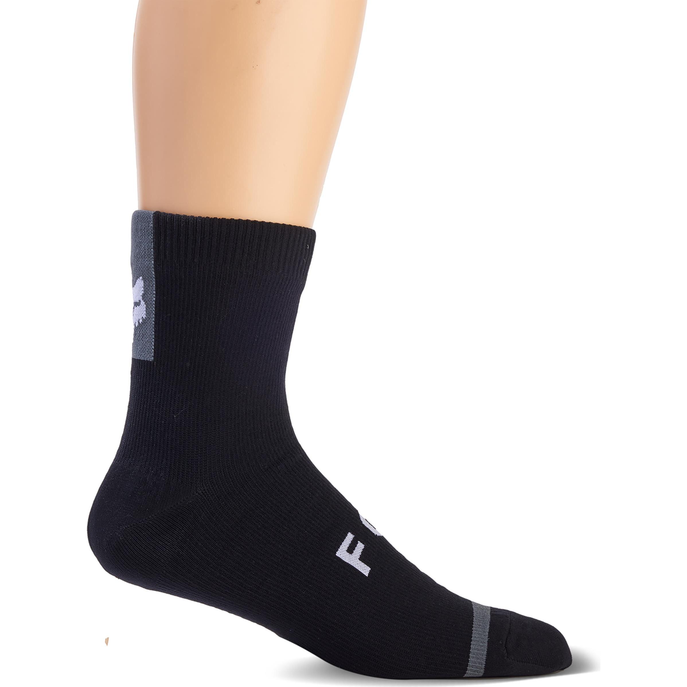 Fox, Herren, Sportsocken, Socks 23 Defend Water Blk Xs/S (36 - 41), Schwarz
