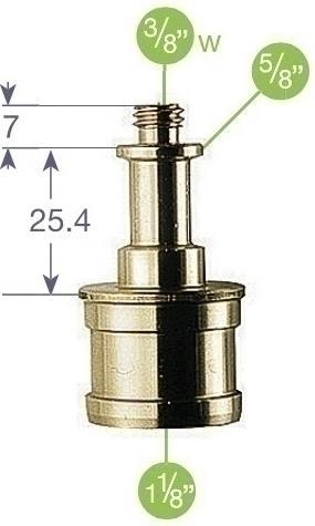 Produktbild Manfrotto Adapterzapfen (Stativadapter)