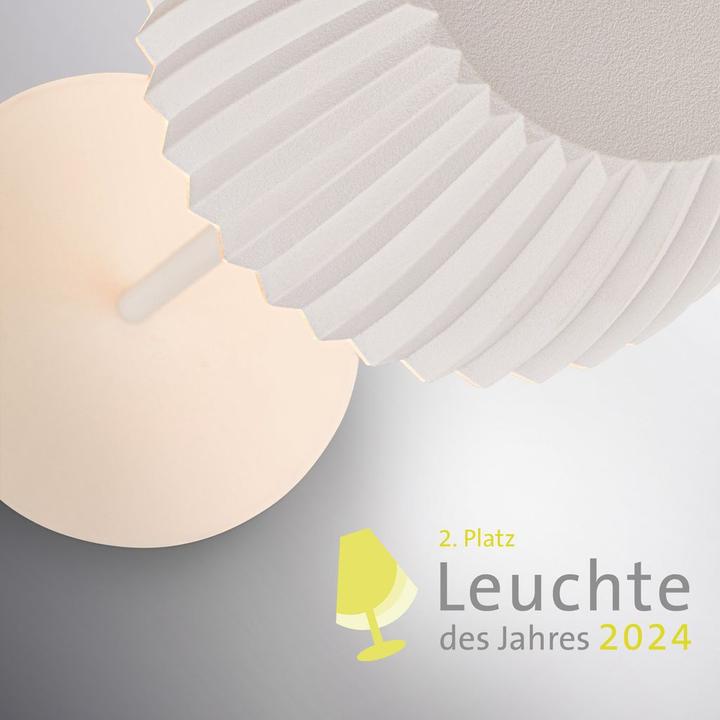 Produktbild Briloner Brilo unplugged RIFFLE Akku Mini Tischleuchte mit Lichtkante - Weiss (150 lm)