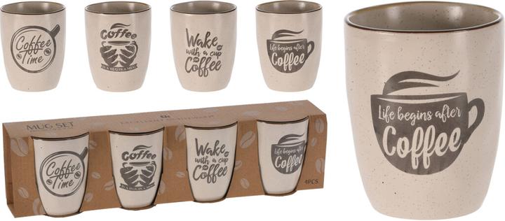 Image du produit Champ Lot de 4 tasses à café (280 ml, 4x)