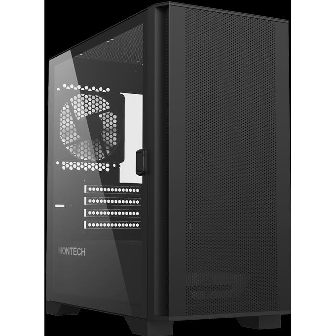 Montech Air 100 LITE (mATX), PC Gehäuse, Schwarz