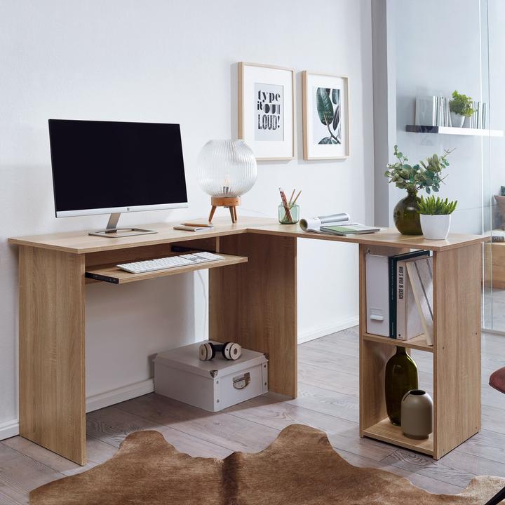 Immagine prodotto Wohnling Combinazione di scrivanie (140 x 120 x 75 cm)