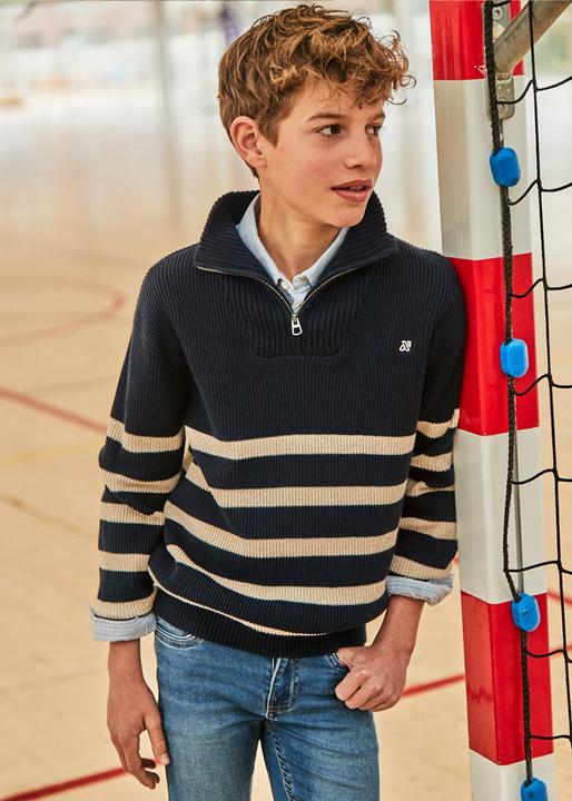 Actual product image MAYORAL Striped jumper with zip (122)