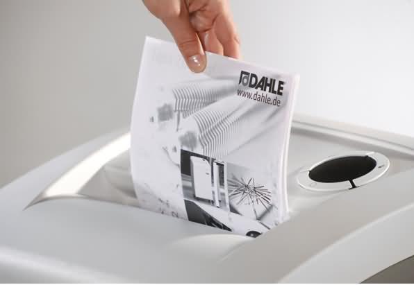 Actual product image Dahle 410 Document shredder cross shredding (Particle cut)