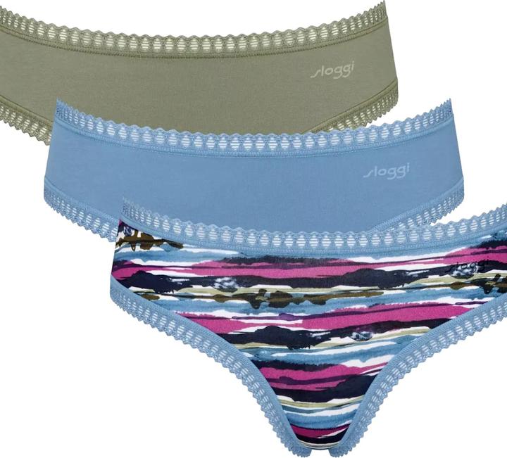 Sloggi Slip GO CRUSH Hipster confezione da 3 pezzi (XS, confezione da 3)