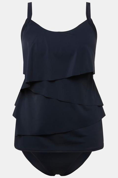 Actual product image Ulla Popken Layered Look Tankini Set (52 B)