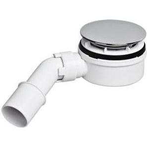 McAlpine, Siphon, Siphon Duschwannen-Siphon mit 90 mm Chromabdeckung (HC2730LCPN-PB)