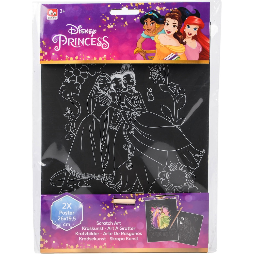 Canenco Disney Prinses Kratzbilder, 2St.