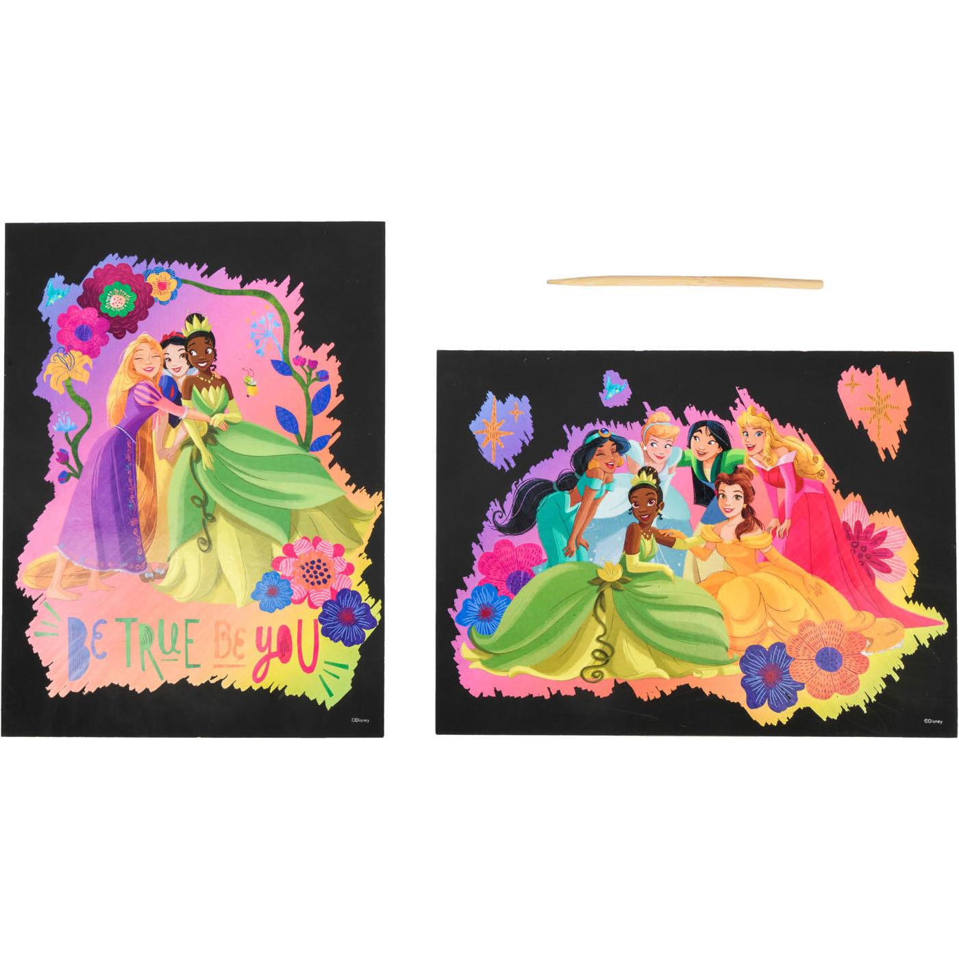 Thumbnail - Canenco Disney Prinses Kratzbilder, 2St.
