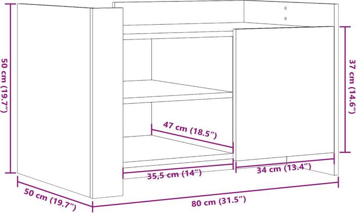 Image du produit vidaXL Couchtisch