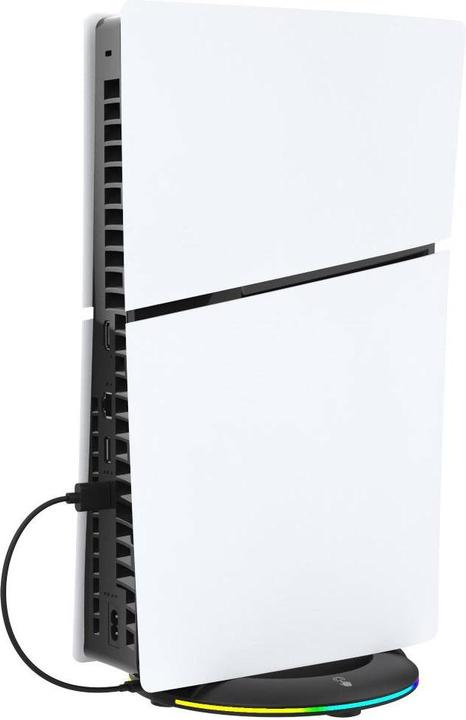 Actual product image - iPega P5S025S Vertical Stand with RGB for PS5 Slim Black (PS5)
