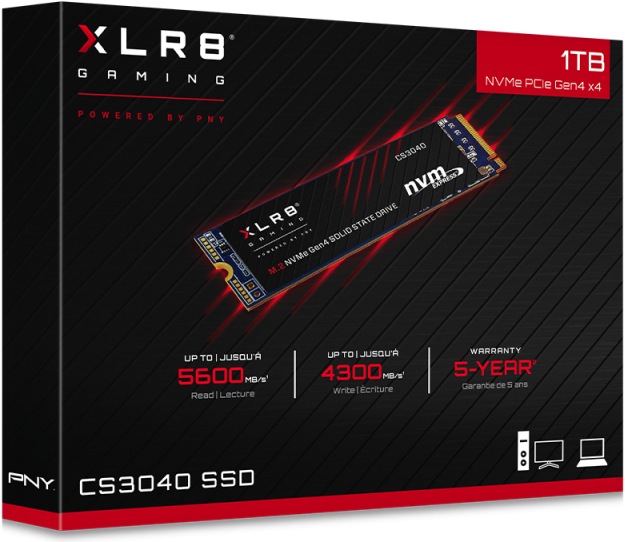 Produktbild PNY XLR8 CS3040 (1000 GB, M.2 2280)
