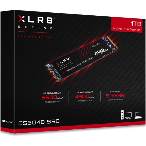 Thumbnail - PNY XLR8 CS3040 (1000 GB, M.2 2280), SSD