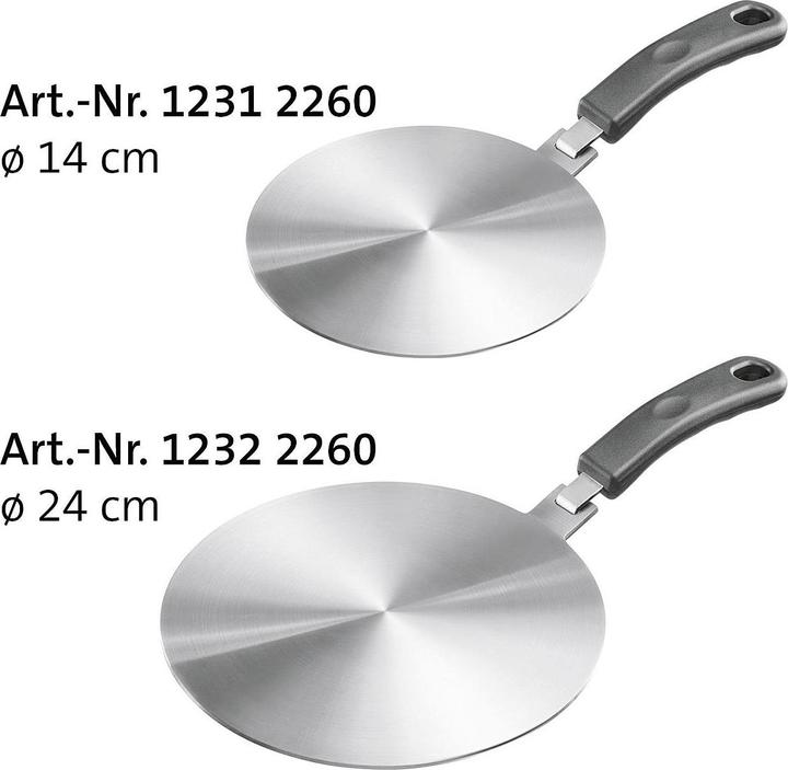 Immagine prodotto Westmark Piastra adattatore per induzione (24 cm, Metallo, Materiale sintetico)