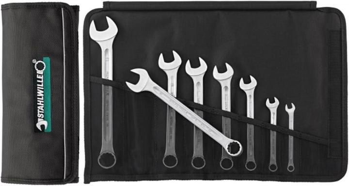 Stahlwille 8-teiliig. Satz Ring-Maulschlüssel 96400807 (10  mm, 11 mm, 12 mm, 13 mm, 14 mm, 15 mm, 16 mm, 17 mm, 18 mm, 19 mm, 20 mm, 21 mm, 22 mm, 8 mm, 9 mm)