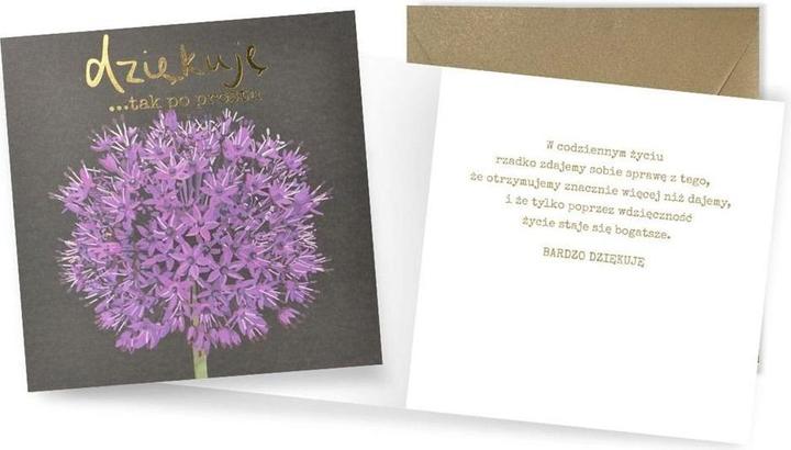 Actual product image Kukartka Ticket QRP-004 Danke (1 pcs.)