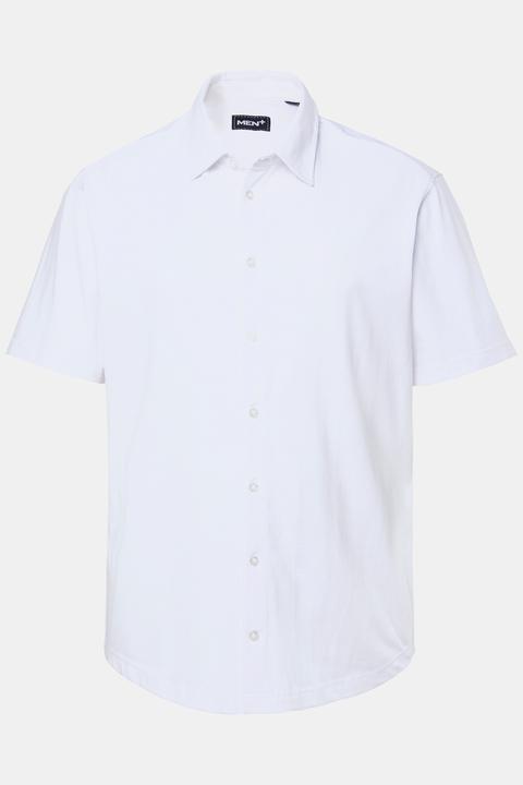 Men+ Business-Jerseyhemd FLEXLASTIC®, Halbarm, Kentkragen, Modern Fit