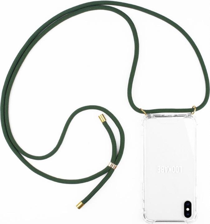 Actual product image Lookabe Necklace iPhone X/Xs gold green loo013