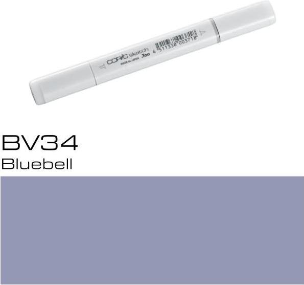 Image du produit Copic Sketch type BV - 34 (BV34 - Bluebell, 1 x)