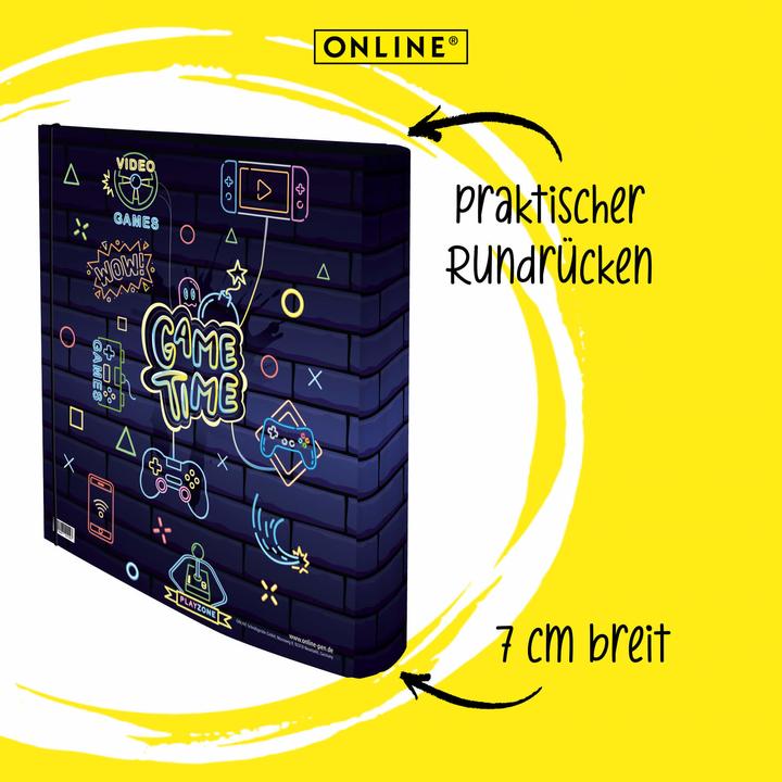 Actual product image Online Game Time folder 7cm (A4, 70 mm, 1 Piece)