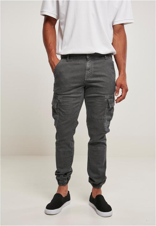 Actual product image Urban Classics Washed Cargo Twill Jogging Pants - 2086 (31)