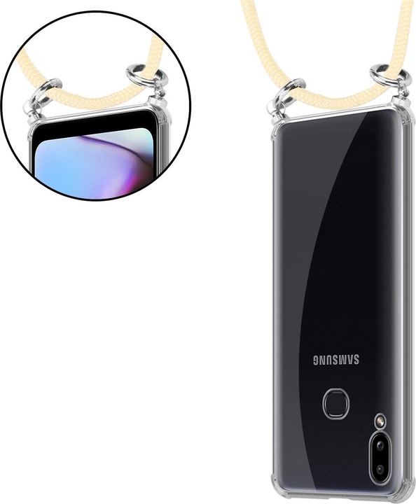 Produktbild Cadorabo TPU Handy Kette SILBER Cover