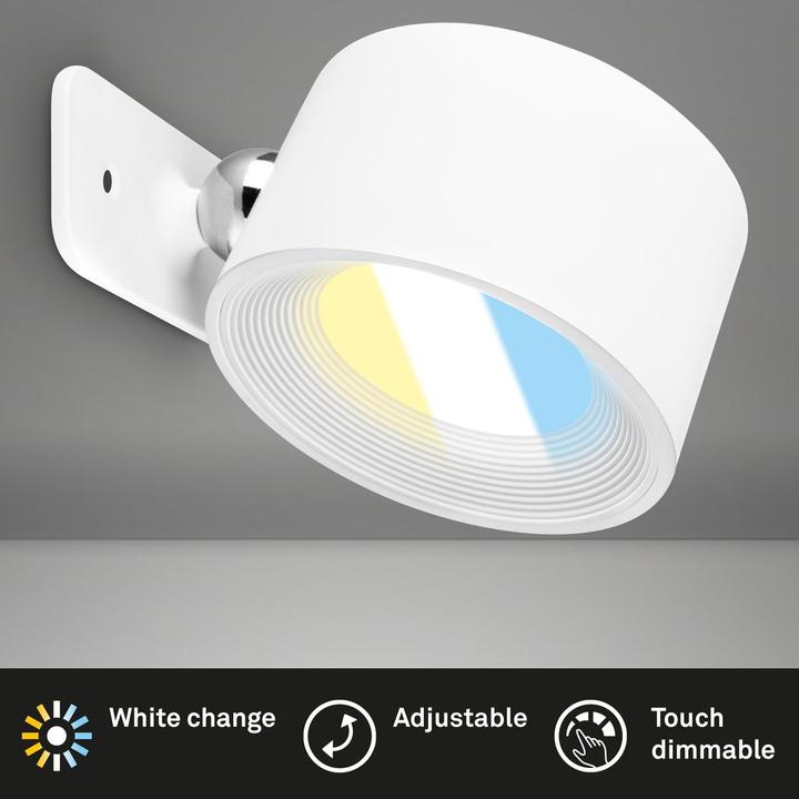 Produktbild Briloner Magnetic Accu LED wall light, white (220 lm)