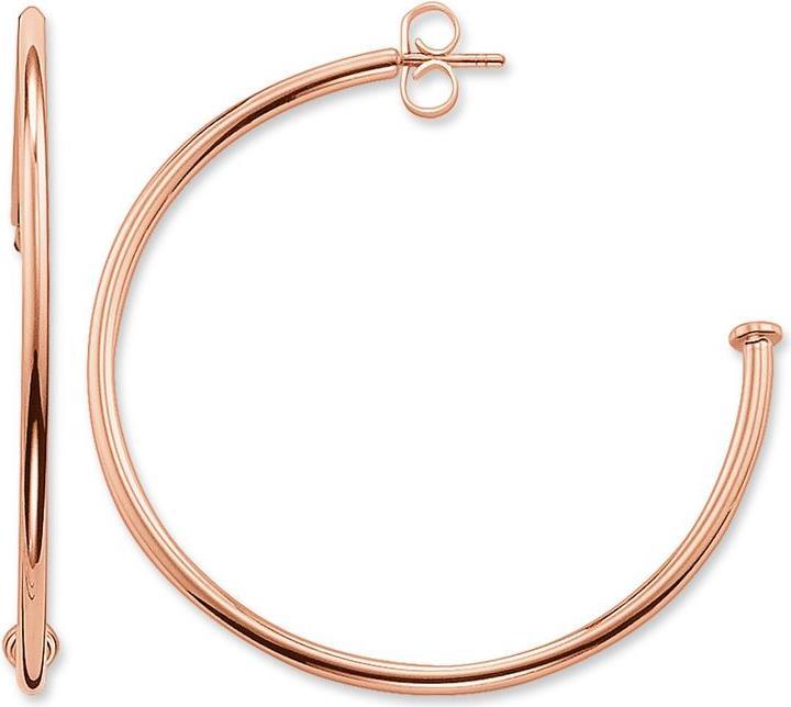 Thomas Sabo Créoles pour Perles Grandes Perles (Argent)