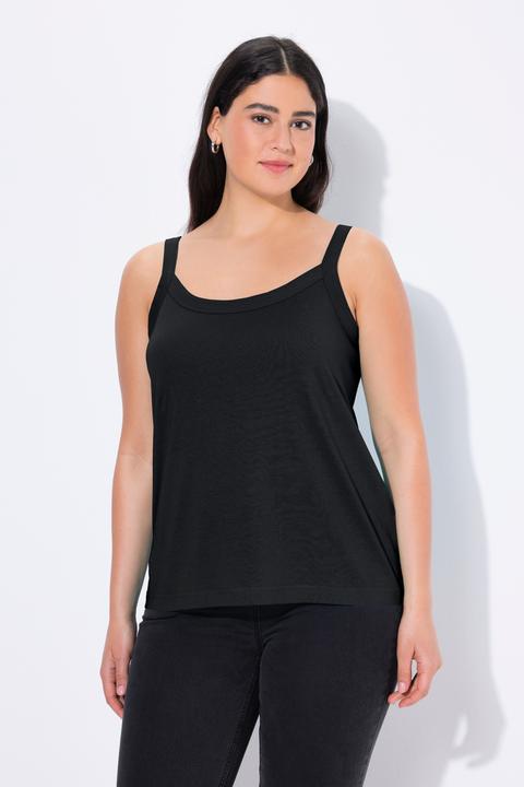 Produktbild Ulla Popken Spaghettitop, Rundhals, Modalmix, ärmellos (62)