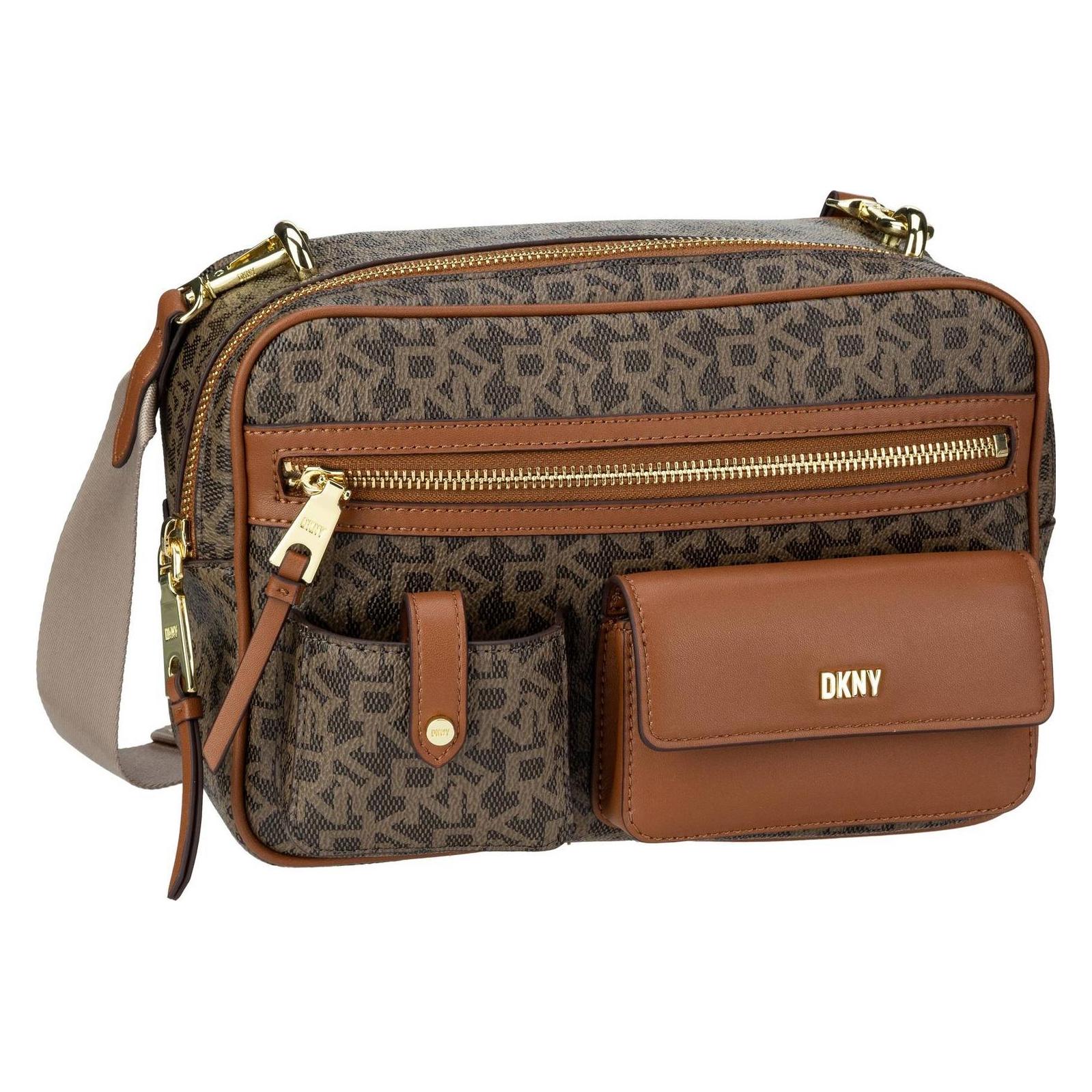 Dkny, Damen, Handtasche, Umhängetasche Zyon Camera Bag, Braun