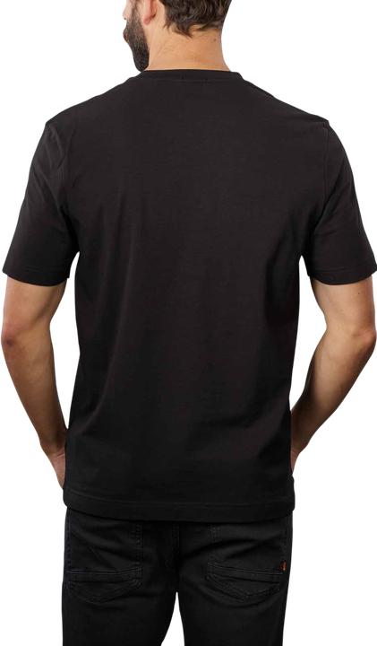 Actual product image Hugo Boss Boss Orange Short Sleeve TChup T-Shirt Relaxed Fit Black (3XL)