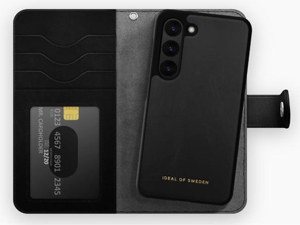 Actual product image iDeal Of Sweden Galaxy S25 Plus Magnet Wallet+ Cover - Black (Samsung Galaxy S25+)