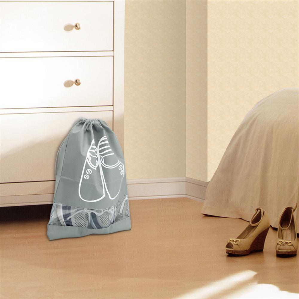 Thumbnail - Intirilife, Reisezubehör, 3x Schuhbeutel in GRAU, Grau