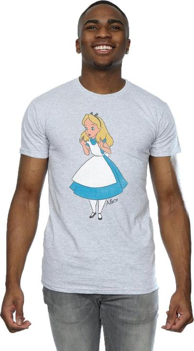 Actual product image Disney Mens Alice In Wonderland Surprised Alice T-Shirt (3XL)