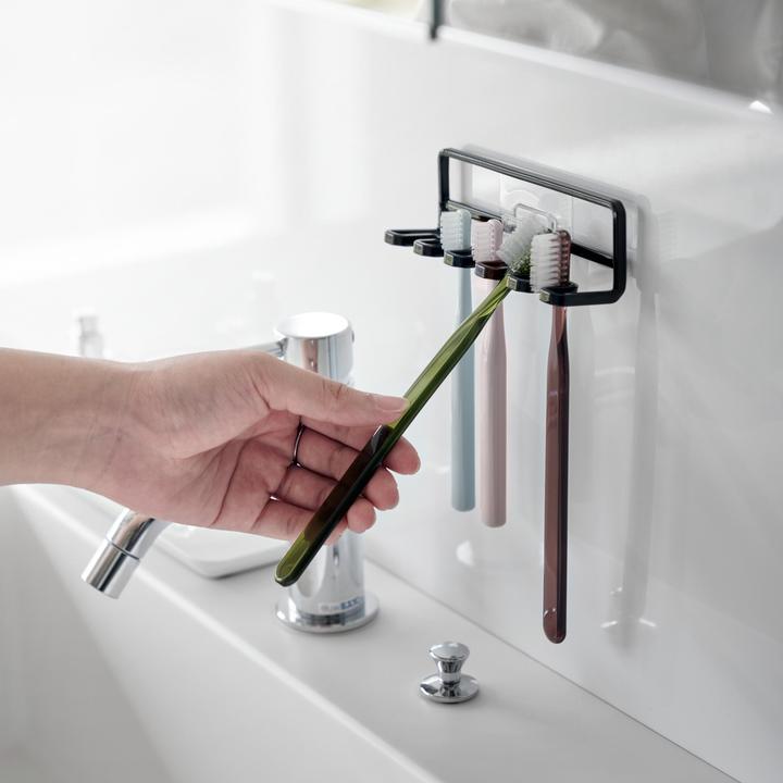 Image du produit Yamazaki Porte-brosse à dents à crochet adhésif TOWER