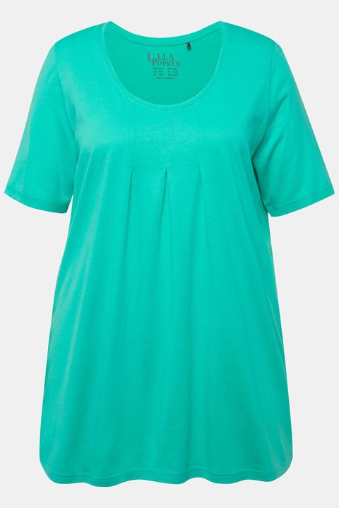 Actual product image Ulla Popken Essential Front Pleat Tee (54)