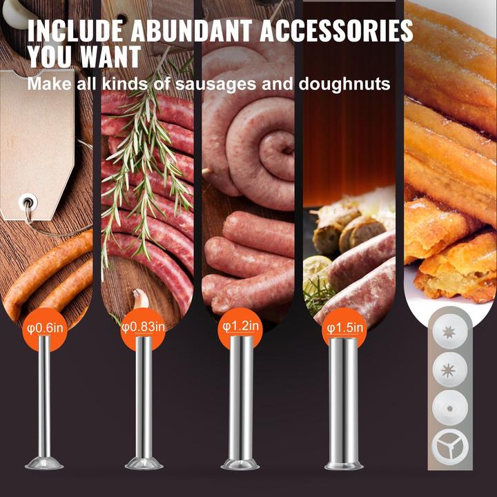 Image du produit Ich-zapfe Embossoir à saucisses, machine à embossage, presse à saucisses - 3 L