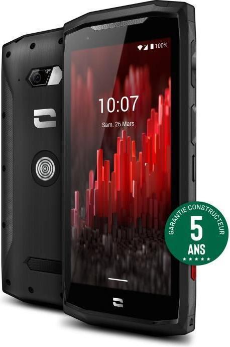 Produktbild Crosscall Core-M5 (32 GB, Schwarz, 4.95", Hybrid Dual SIM)