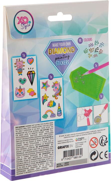 Actual product image Grafix Make your own Diamond Painting Stickers
