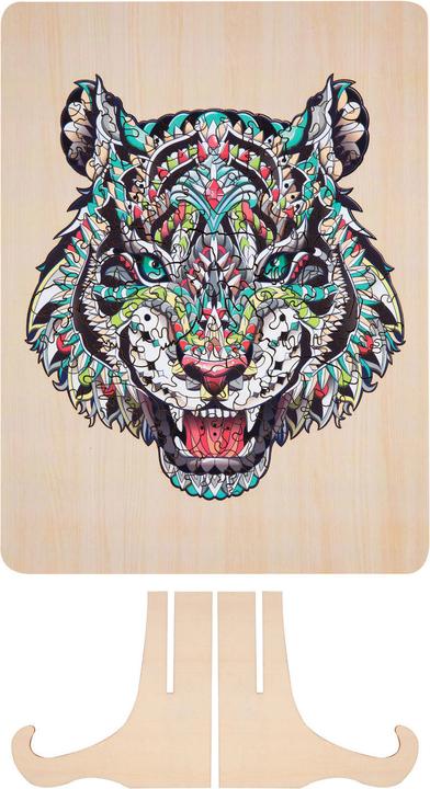 Actual product image Grafix Unique wooden puzzle tiger, 130pcs. (132 pieces)