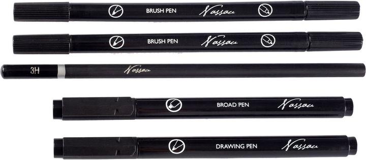 Immagine prodotto Grafix Set di calligrafia Nassau, 5 pezzi. (5x)