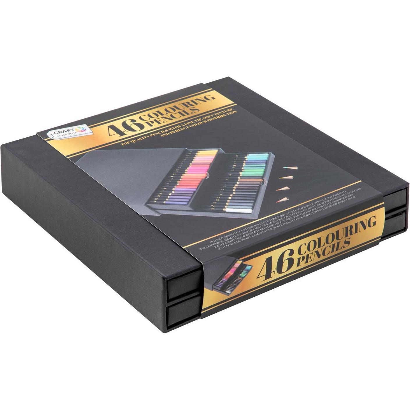 Thumbnail - Grafix, Malstifte, Buntstifte in Box, 46St. (Multicolor, 46 x)