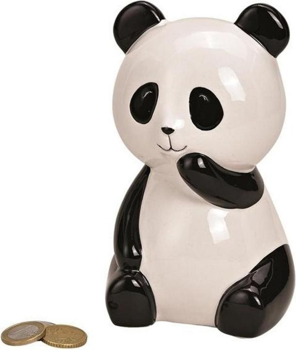 G. Wurm Sparkasse Panda 10x15x10cm 10023656 weiss, schwarz