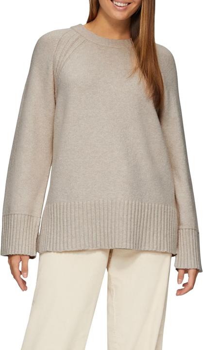 Produktbild s.Oliver Strickpullover Strickpullover mit Raglanärmeln und Schlitz am Saum (36)