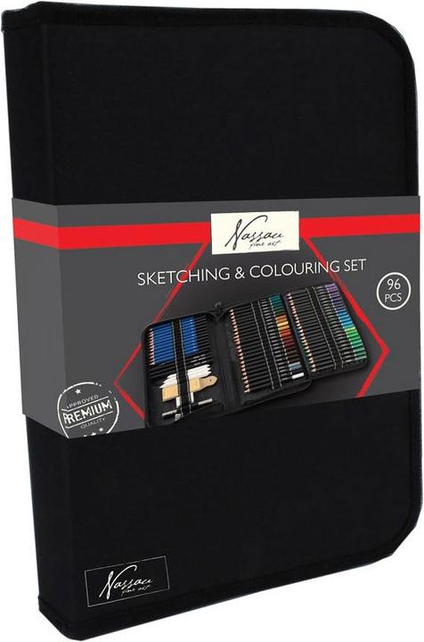 Actual product image Grafix Sketch & Color Wallet Pro, 96-pcs.